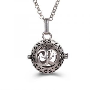 Collier Femme Enceinte Bola de Grossesse avec Pendentif Creux