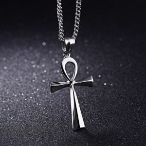 Collier Pendentif Egyptien Croix d'Ankh Homme Femme