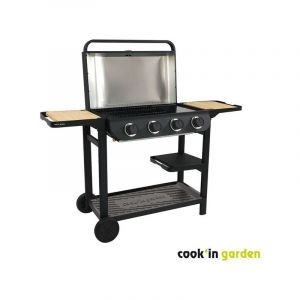 COOK IN GARDEN Barbecue gaz sur chariot Flavo 76 - AM084T