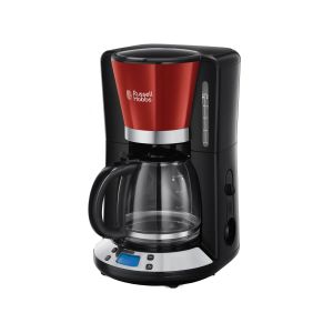 RUSSEL RUSSELL-HOBBS Cafeti&egrave;re progr. Colours + Rouge 15T 24H(2) 24031-56