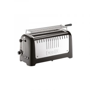 DUALIT Grille-pain 2 fentes Noir & Inox - Lite