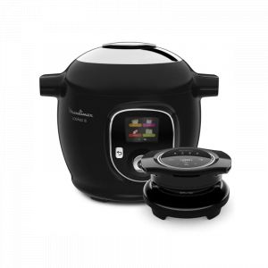 MOULINEX Multicuiseur 180 recettes - Cookeo+ et couvercle Extra Crisp - CE85X8F0