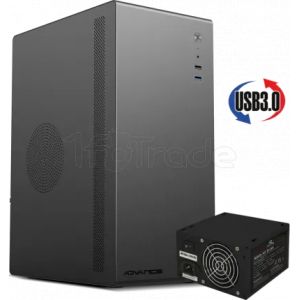 Boitiers PC Advance Optima Micro ATX 350W BLACK (8301B)