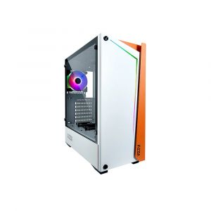 Boitiers PC Azza Apollo RGB White/Orange (CSAZ-430W-DF2)