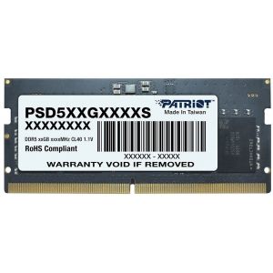 M&eacute;moire op&eacute;rationnelle Patriot 32 GB 4800 MHz DDR5 CL40 (PSD532G48002S)