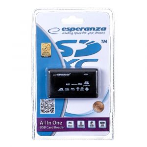 lecteur de carte Esperanza EA119 Black (EA119)