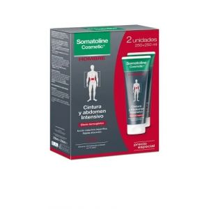 Somatoline Cosmetic Hombre Cintura & Abdomen Reductor Intensivo Lote 2 X 250ml