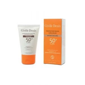 Gis&egrave;le Denis Color Facial Sunscreen Spf50+ Medium/Dark 40 ml
