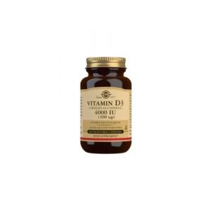 Solgar Vit D3 4000 Ui 100 Mcg. 60 C&aacute;psulas Vegetales