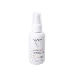 Vichy Capital Soleil Uv-Age Daily SPF50+ Water Fluid Antifotoaging 40ml