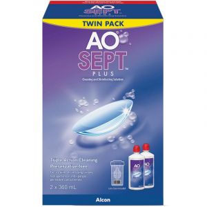 Aosept Plus 360mL Twin Pack