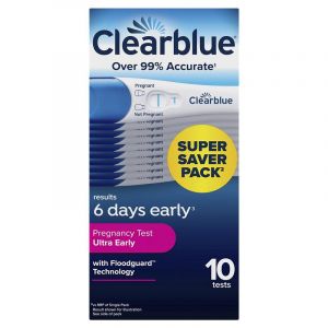 Clearblue Visual Early Detection Pregnancy Test 10 pack (Bundle)