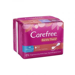 Carefree Barely There Unscented Panty Liners 42 Pack