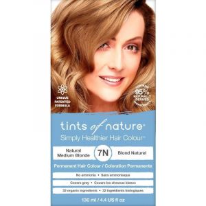 Tints of Nature 7N Natural Medium Blonde Permanent Hair Dye 130ml