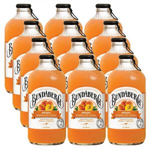 Bundaberg 375Ml Sparkling Drink Peach 12 Pack