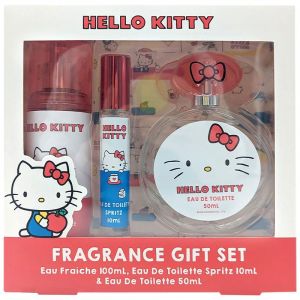 Hello Kitty Eau de Toilette 50ml 3 Piece Set