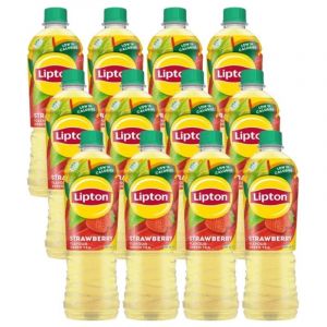 Lipton 500ml Ice Tea Strawberry Green 12 Pack