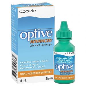 Optive Advanced Lubricant Eye Drops 15ml