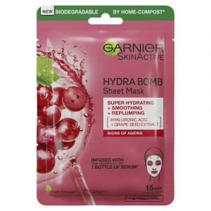 Garnier Hydra Bomb Hyaluronic Acid + Grape Seed Anti Ageing Sheet Mask