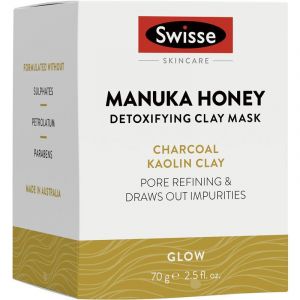 Swisse Skincare Manuka Honey Detoxifying Facial Clay Mask 70g