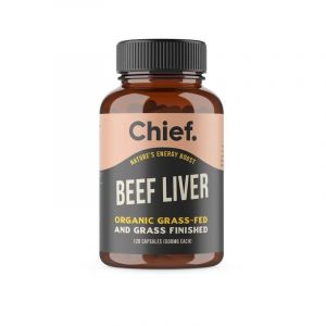 Chief Organic Beef Liver (Energy - Iron, B12) 120 Capsules