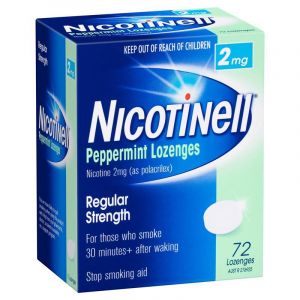Nicotinell Lozenge Peppermint 2mg 72