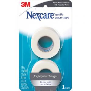 Nexcare Gentle Paper Tape Micropore White 25mm 2 Pack