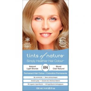 Tints of Nature 8N Natural Light Blonde Permanent Hair Dye 130ml