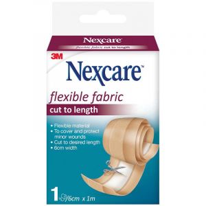 Nexcare Flexible Fabric Cut to Length 6cm x1m Roll