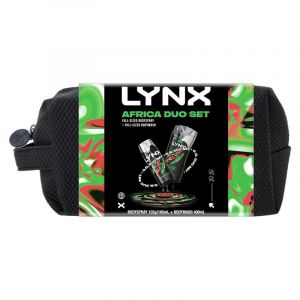Lynx Africa Duo Washbag Gift Set