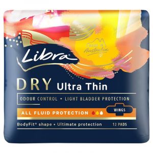 Libra Pad Ultrathin Dry Wing 12 Pack