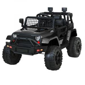 Rigo Kids Electric Ride On Car Jeep Toy Cars Black