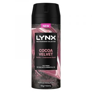 Lynx Fine Fragrance Premium Body Spray Cocoa Velvet 150ml