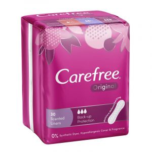 Carefree Original Shower Fresh Scented Panty Liners 30 Pack