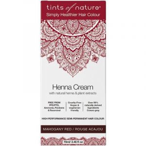 Tints of Nature Henna Cream Mahogany Red 70ml