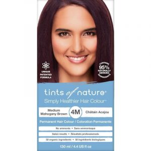 Tints of Nature 4M Medium Mahogany Brown Permanent Hair Dye 130ml