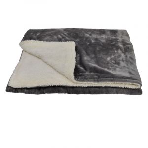 Homedics Heated Throw Blanket Grey