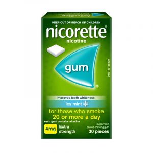 Nicorette Gum 4mg Icy Mint 30 Pieces