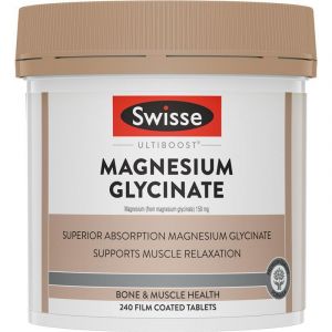 Swisse Ultiboost Magnesium Glycinate 240 Tablets Exclusive Size