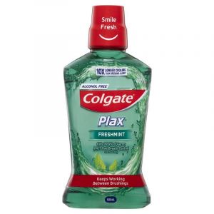 Colgate Plax Alcohol free Antibacterial Freshmint Mouthwash 500mL