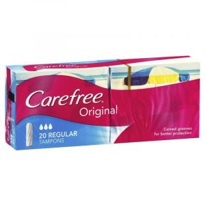 Carefree Original Regular Tampons 20 Pack
