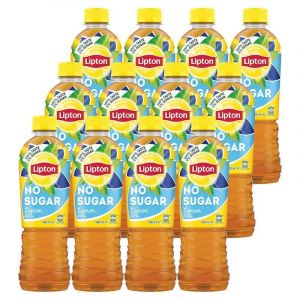 Lipton 500Ml Ice Tea Lemon No Sugar 12 Pack