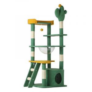 Alopet Cat Tree Tower Scratching Post 144cm Pet Condo House Furniture Scratcher 1Unit