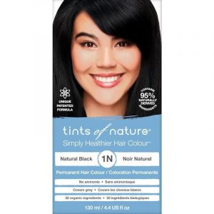 Tints of Nature 1N Natural Black Permanent Hair Dye 130ml