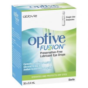 Optive Fusion Eye Drops 30 X 0.4mL