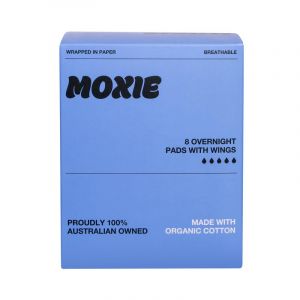 Moxie Organics Overnight Pads 8 Pack