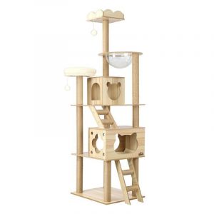Alopet Cat Tree Scratching Post Scratcher Tower Wood Condo House Bed Large 190cm 1Unit