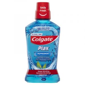 Colgate Plax Alcohol free Antibacterial Mouthwash Peppermint 500mL