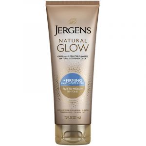 Jergens Natural Glow Skin Firming Moisturiser Fair to Medium Skin Tones 221ml