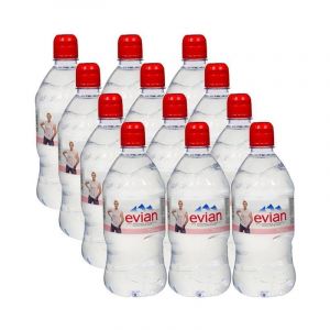 Evian 750ml Natural Mineral Water 12 Pack